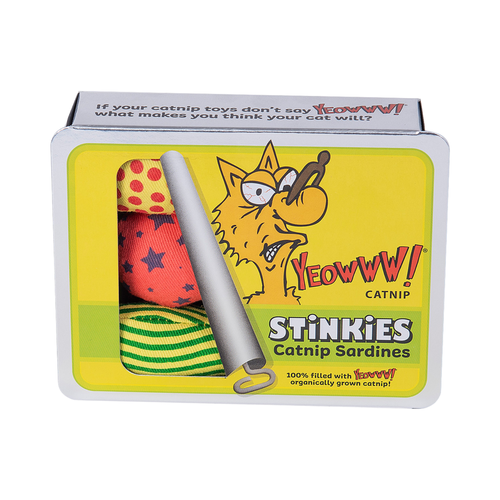 Catnip Cat Toy - Stinkies Catnip Sardines Trio