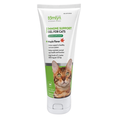L-Lysine Immune Support - Maple Flavored Gel for Cats