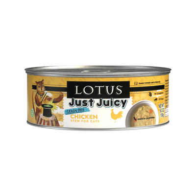 Nourriture pour chats en conserve - Just Jucy - Ragoût de poulet sans céréales - 5,3 oz