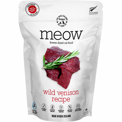 Freeze Dried Cat Food - Meow - Wild Venison Recipe