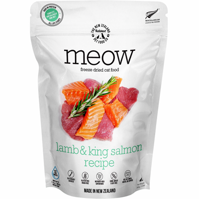 Nourriture pour chats séchés lyophilisés - Lamb et saumon roi