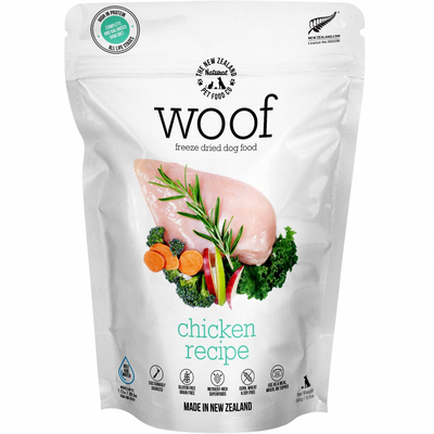 Freeze Dried Dog Food - Woof - Chicken Recipe