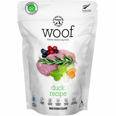 Freeze Dried Dog Food - Woof - Duck Recipe