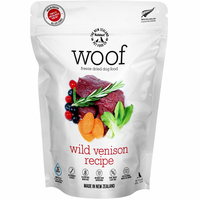 Freeze Dried Dog Food - Woof - Wild Venison Recipe