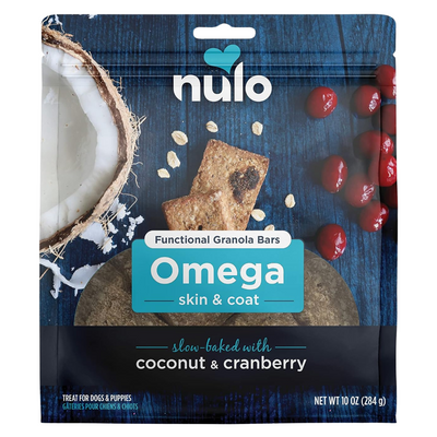 Slow Baked Dog Treat - Functional Granola Bars - Omega Skin & Coat