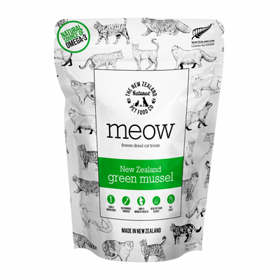 Freeze Dried Cat Treat - Meow - New Zealand Green Mussel