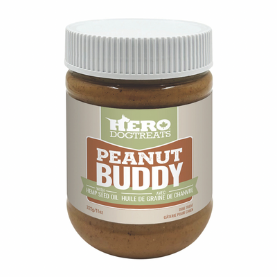 Lickable Dog Treat - PEANUT BUDDY with Hemp Seed Oil - 325 g