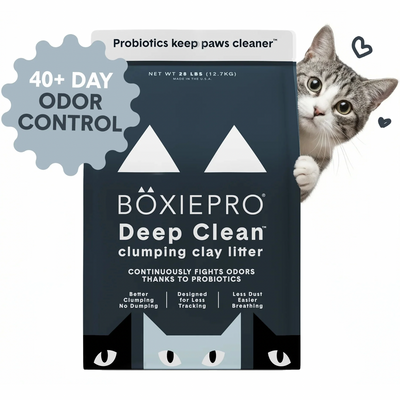 BoxiePro - Deep Clean Clumping Clay Cat Litter