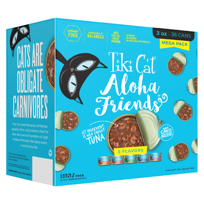 Canned Cat Food - ALOHA FRIENDS - Tuna Favorites: Mega Pack