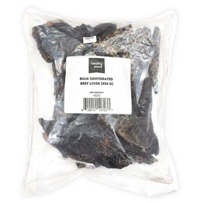 Bulk Dehydrated Beef Liver - 454 g