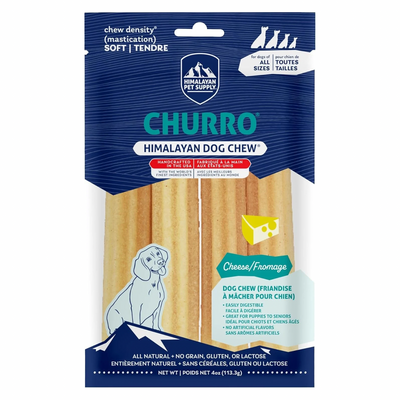 Dog Chewing Treat - Churro - Cheese