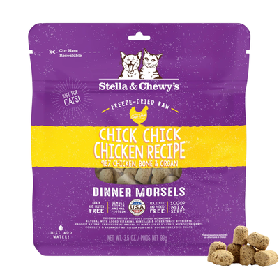 Freeze Dried Cat Food - Chick Chick Chicken - Dinner Morsels