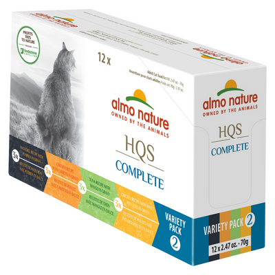 Canned Cat Food - Complete HQS - Variety Pack 2 - Adult