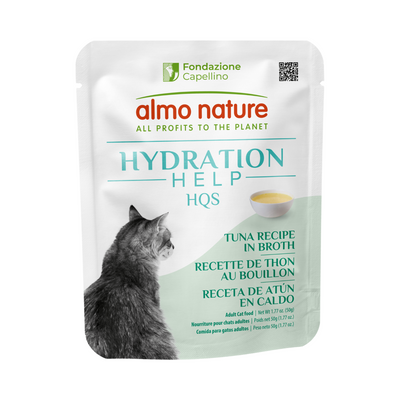 Wet Cat Food - Hydration Help HQS - Tuna Recipe in Broth - Adult