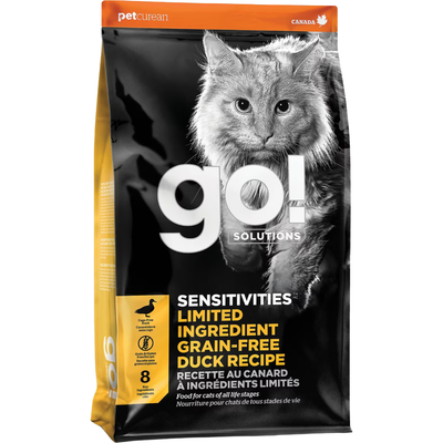 Alimentation sèche pour chats - Sensibilités - Ingrédient limité - Ingrédient limité, recette de canard sans céréales