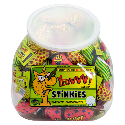 Catnip Cat Toy - Stinkies Sardines - 1 pc