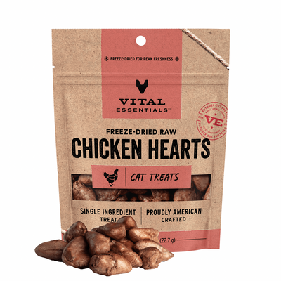 Freeze Dried Cat Treat - Chicken Heart