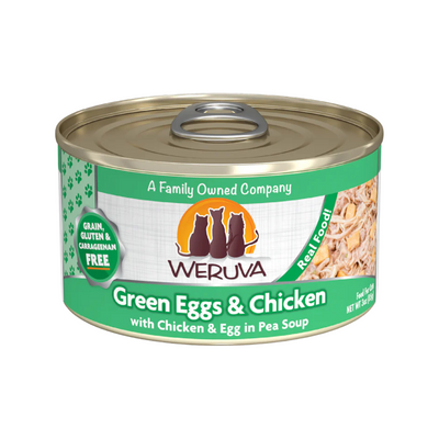 Canned Cat Food - CLASSIC - Green Eggs & Chicken - Chicken & Egg in Pea Soup