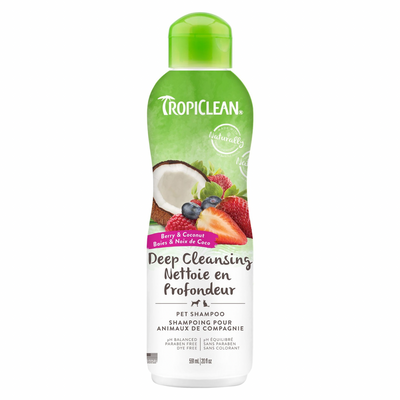 Dog & Cat Shampoo - Berry & Coconut Deep Cleansing - 20 fl oz
