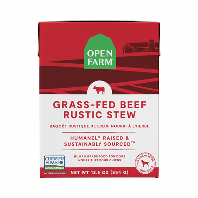 Wet Dog Food - Grass Fed Beef Rustic Stew