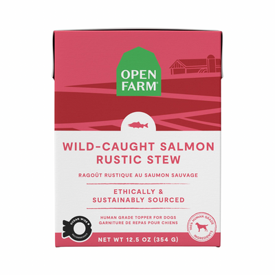 Alimentation pour chiens humides - Ragasage rustique du saumon à pâte sauvage - 12,5 oz