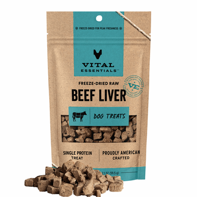 Friandise pour chiens séchée - foie de bœuf