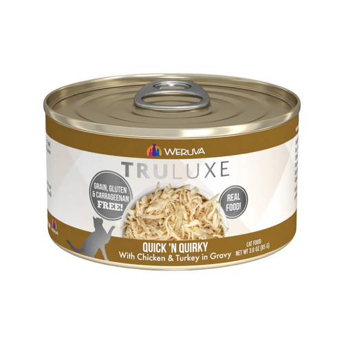 Canned Cat Food - TRULUXE - Quick 'N Quirky - with Chicken & Turkey in Gravy