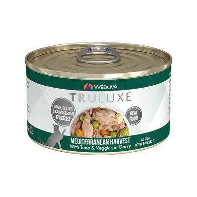 Canned Cat Food - TRULUXE - Mediterranean Harvest - with Tuna & Veggies in Gravy