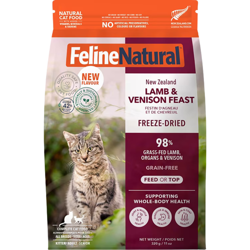 Freeze Dried Cat Food - Lamb & Venison Feast
