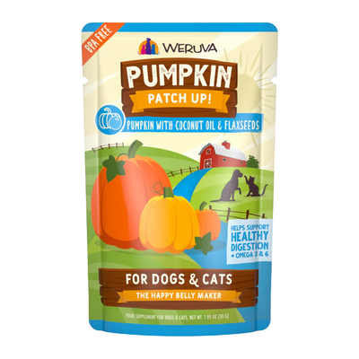 Wet Food Supplement For Dogs & Cats - PUMPKIN PATCH UP! - Pumpkin with Coconut Oil & Flaxseeds