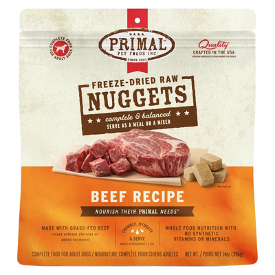 Nourriture pour chiens séchées - Nuggets de dîner de boeuf