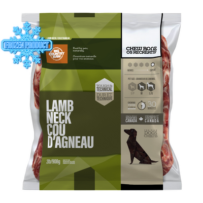 Frozen Raw Bones - Lamb Neck Bone