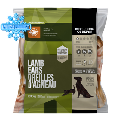 BONES DE REMPLACEMENT DE REPASSE - Bone de charrette de charrette - oreilles d'agneau - 1 lb