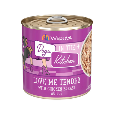 Canned Dog Food - Dogs in the Kitchen - Love Me Tender - Chicken Breast Au Jus