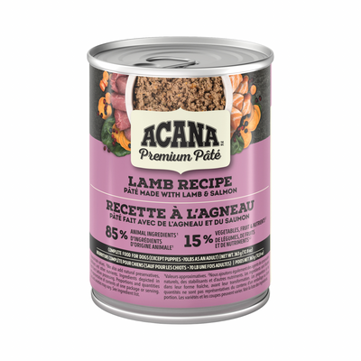 Canned Dog Food - Premium Pâté - Lamb Recipe