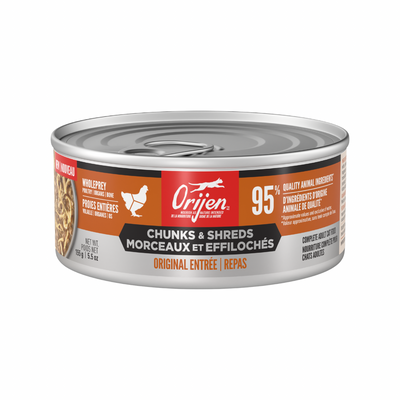Canned Cat Food - Chunks & Shreds - Original Entrée - Adult