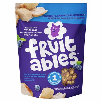 猫咪零食 - 鸡肉蓝莓脆 - 2.5盎司