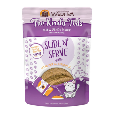 Wet Cat Food - SNS Paté - The Newly Feds - Beef & Salmon Dinner in a Hydrating Purée