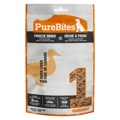 Freeze Dried Dog Treat - Duck Liver