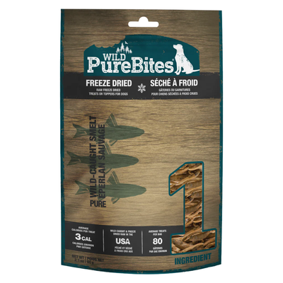 Freeze Dried Dog Treat, Wild-Caught Smelt