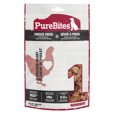 Freeze Dried Dog Treat - Chicken Heart