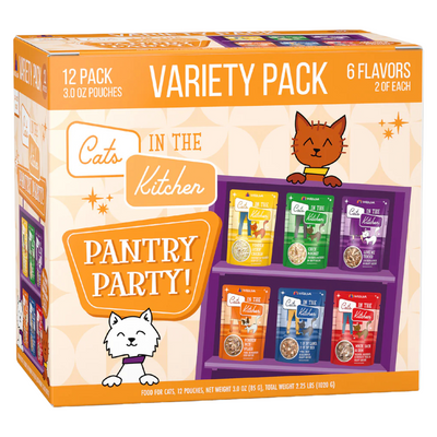 Wet Cat Food - Cats in the Kitchen - Pantry Party - Variety Pack