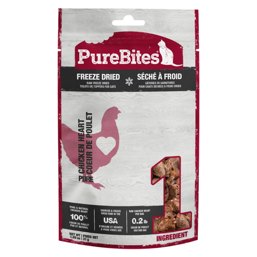 Freeze Dried Cat Treat - Chicken Heart