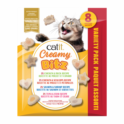 Gâterie pour chats en conserve - Filet de thon avec fromage dans du bouillon