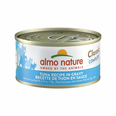 Canned Cat Food - Classic Complete - Tuna Recipe in Gravy - Adult