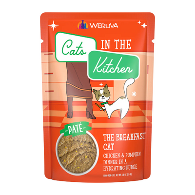 Pochette de chat - Chats dans la cuisine (Sns Paté) - The Petit Chat - Dîner au poulet et à la citrouille - 3 oz