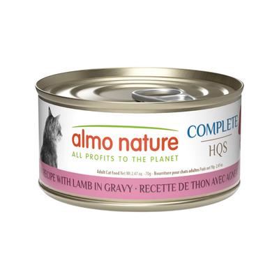 Canned Cat Food - Complete HQS - Tuna Recipe with Lamb in Gravy - Adult