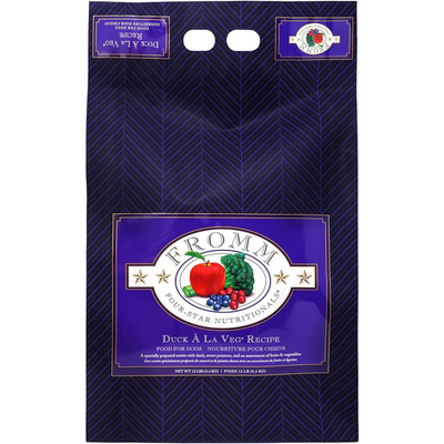 *Little Damaged* Dry Dog Food - FOUR STAR - Duck À La Veg Recipe - 12 Lb (Please Use By 2027-02-13) *Pickup Only*