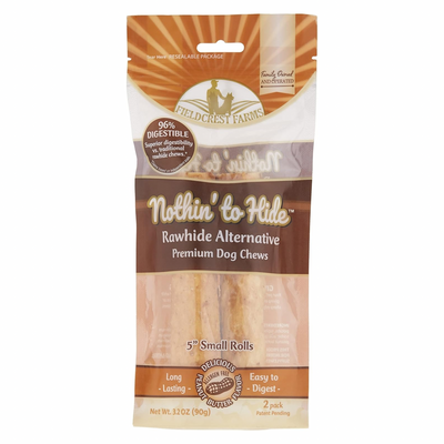 Dog Chews - Nothin' to Hide - Peanut Butter Roll 5" - 2 pk