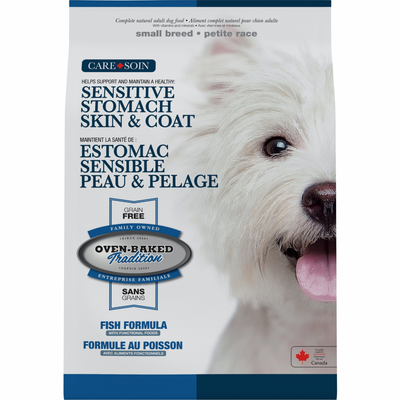 Dry Dog Food - CARE - Sensitive Stomach, Skin & Coat - Grain Free Fish - Adult Small Breed